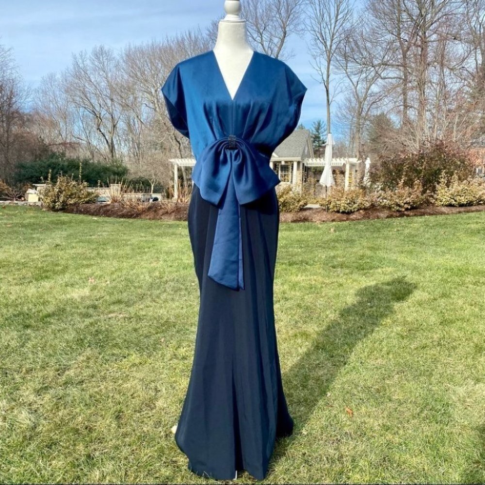 NWT Sachin & Babi Laurana Dress Maxi BHLDN Anthropologie MOB Wedding Navy Black